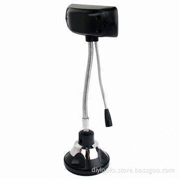 PC Camera/Webcam with Mic and 6 IR Lights and Remote Control, 2,200mA Battery Capacity